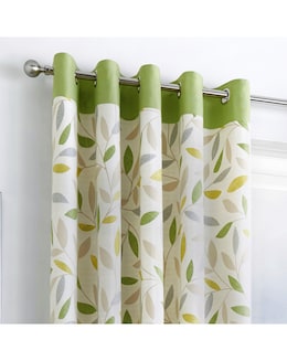 Fusion Beechwood Eyelet Curtains - Image