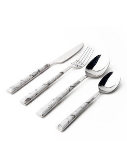 Marble 16 Piece Cutlery Set