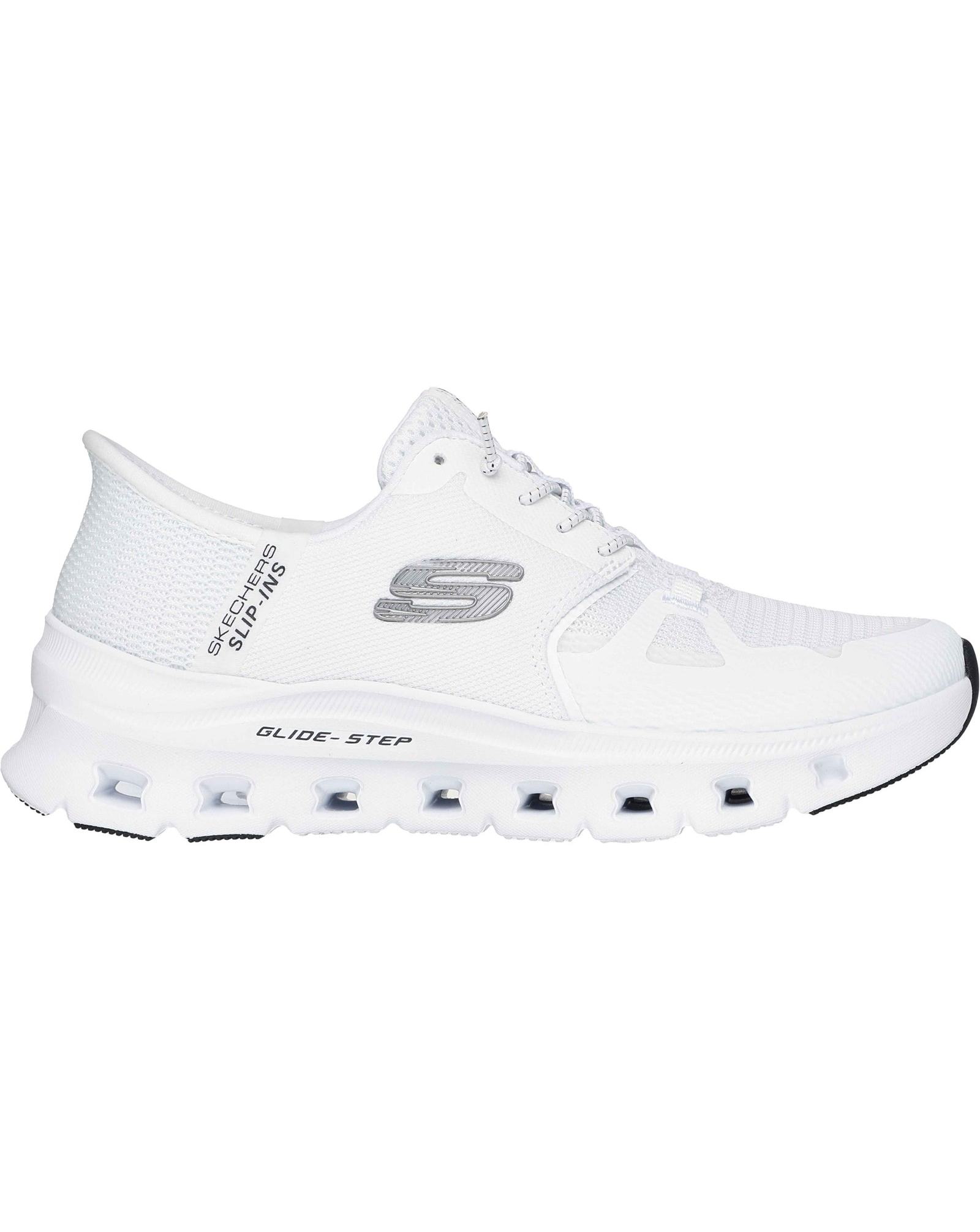 jd ladies white trainers