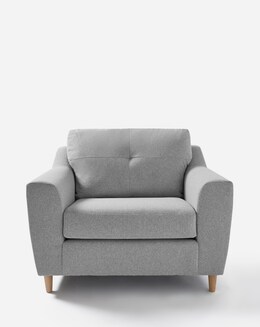 Baxter Fabric Snuggler Chair - Image