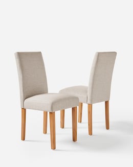 Ava Pair of Dining Chairs Fabric - Image