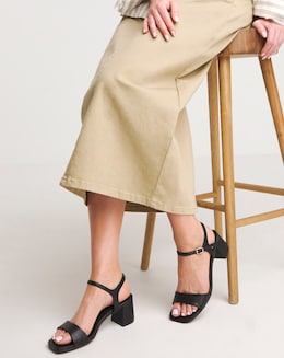 Barely There Block Heel Sandals E Fit - Image