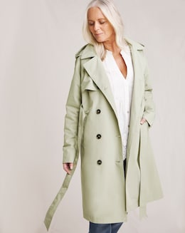 Julipa Reversible Quilted Trench Coat - Image