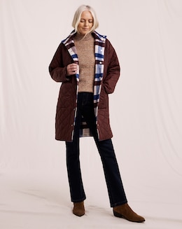 Julipa Reversible Check Coat - Image