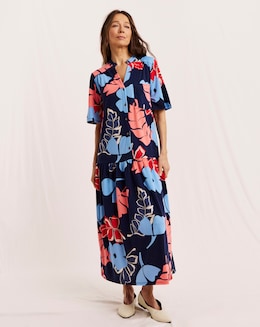 Julipa Petite Button Down Midi Dress - Image