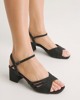Low Block Heel Sandal E Fit - Image