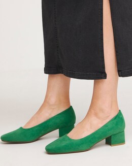 Block Heel Court Shoe EEE Fit - Image