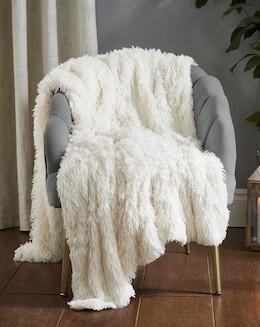 Shaggy Fleece Throw - Image