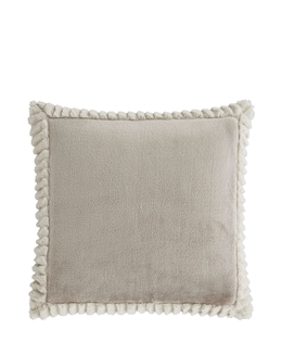 Catherine Lansfield Velvet Faux Fur Cosy Cushion