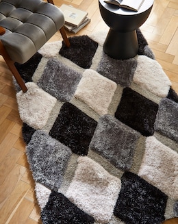 Geo Shaggy Cosy Rug - Image