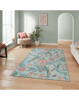 Catherine Lansfield Amaya Tropical Birds Rug
