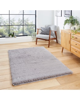Think Rugs Teddy Plain Shaggy Rug - Image