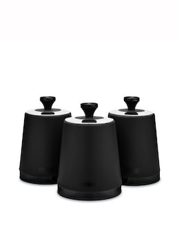 Tower Sera Set of 3 Canisters Black