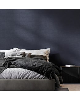 Boutique Breeze Texture Blue Shimmer Wallpaper