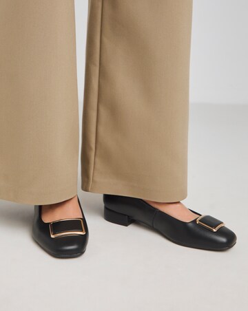 Trim Ballerina Shoe Wide Fit