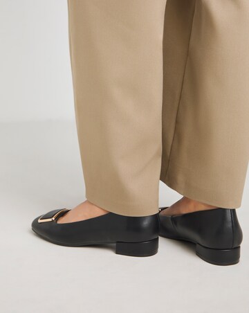 Trim Ballerina Shoe Wide Fit