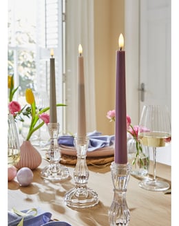 Pastel Taper LED Candles - Image