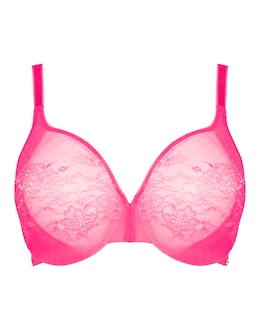 Gossard Glossies Lace Plunge Bra Pink - Image
