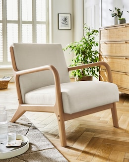 Fletcher Wooden Armchair - Image