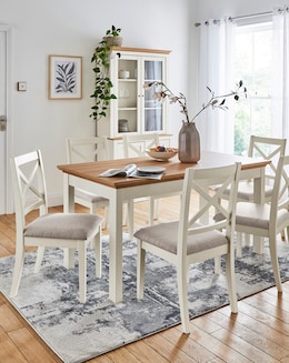 Julipa Table with 6 Ashford Chairs - Image