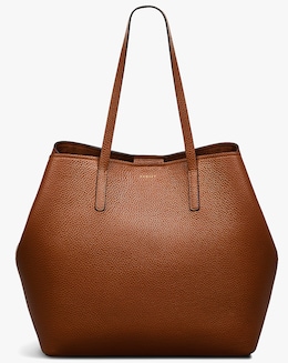Radley Dukes Place Large Open Top Tan Leather Tote Bag