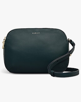 Radley Dukes Place Medium Green Leather Cross-Body Bag