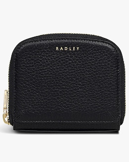 Radley Dukes Place Medium Black Leather Zip Around Purse
