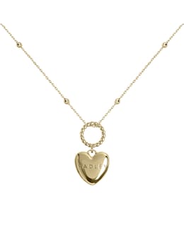 Radley 18ct Gold Plated Hanging Heart Pendant Necklace