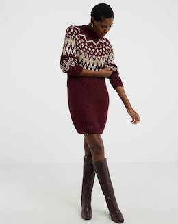 FAIRISLE JUMPER DRESS - Image