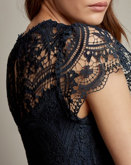 Monsoon Monica Lace Bridesmaid Dress - Image