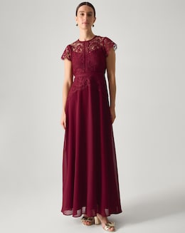 Monsoon Monica Lace Bridesmaid Dress - Image