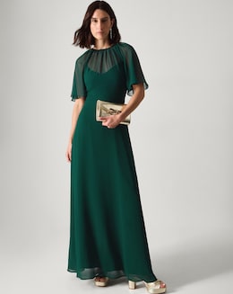 Monsoon Mona Angel Sleeve Maxi Dress - Image