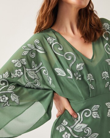 Monsoon Hannah Embroidered Tea Dress