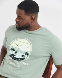 Jack & Jones Palm Graphic T-Shirt - Image