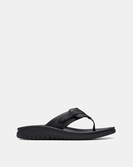Clarks Wesley Sun Flip Flop - Black