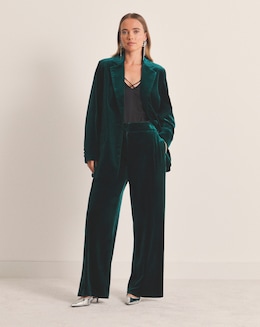 SBE Velvet Wide Leg Trouser - Image