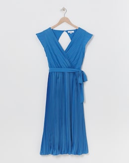 Joanna Hope Pleated Belted Midi Dress - Image