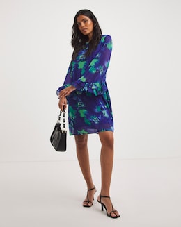 Joanna Hope Fluted Sleeve Shift Dress - Image