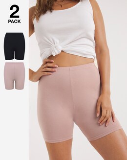Pretty Secrets 2 Pack Comfort Shorts - Image