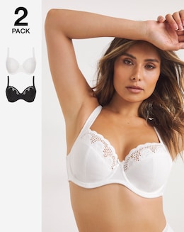 2 Pack Elana Full Cup Bras - Image