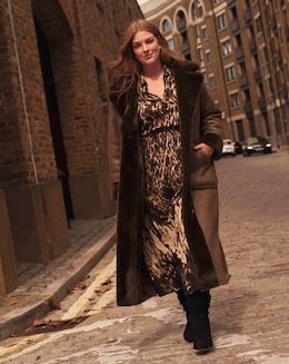 Anthology Reversible Borg Shearling Coat - Image