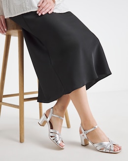 Strappy Block Heel Sandal Ex Wide - Image