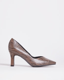 Heeled Court Shoe EEE Fit - Image