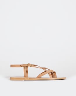 Leather Gladiator Style Sandal E Fit - Image