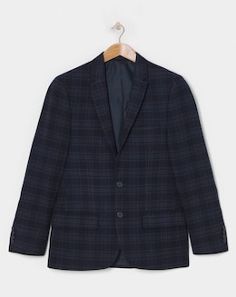 Regular Fit Check Suit Jacket - Image