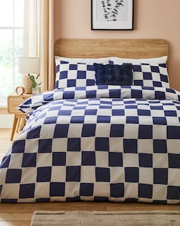 Gray & Osbourn Chequerboard Duvet Set - Image