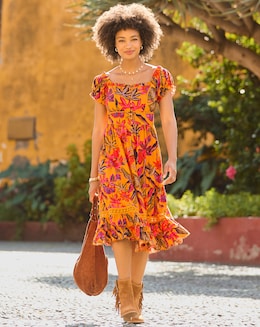 Summer Dreams Dress Joe Brown Summer Dresses Sale Joe Browns Sunset Ombre  Tassel Detail Maxi Dress