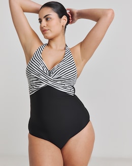 Figleaves Tailor Halter Swimsuit - Image