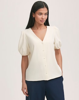 Finery London Puff Sleeve Blouse - Image