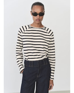 Mango Striped Timon Sweatshirt - Image